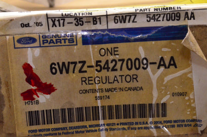 New OEM Ford 6W7Z5427009AA Power Window Regulator NOS
