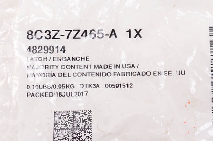 New OEM Ford 8C3Z7Z465A Line Latch NOS