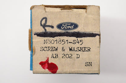 New OEM Ford N801851S45 Screw & Washer Qty 2 NOS