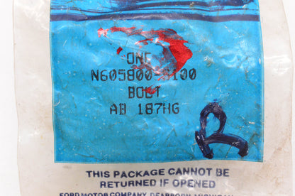 New OEM Ford N605800S100, AB 187HG Bolt NOS