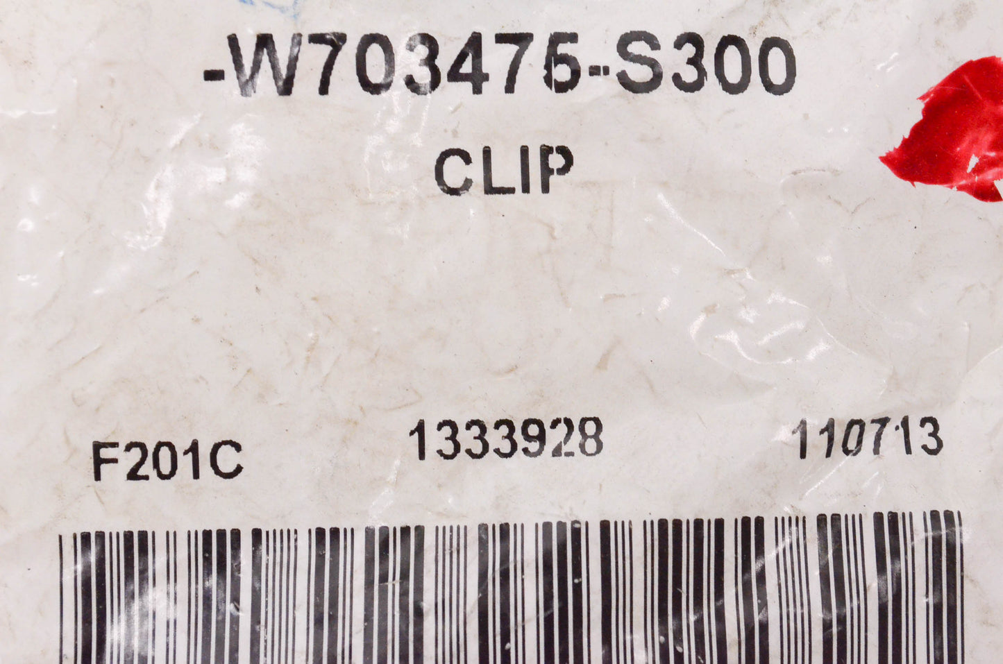 New OEM Ford W703475S300 Cowel Panel Clip NOS