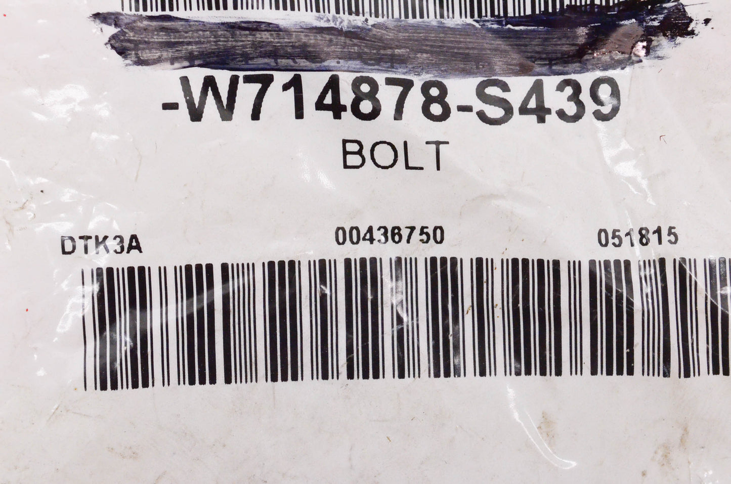 New OEM Ford W714878S439 Steering Column Lower Bolt NOS