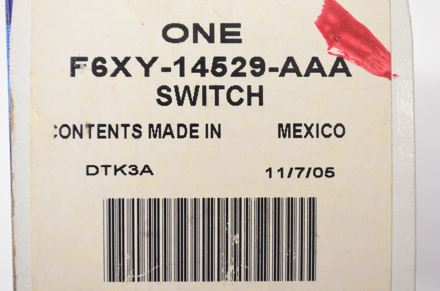 New OEM Ford F6XY14529AA Power Window Switch NOS