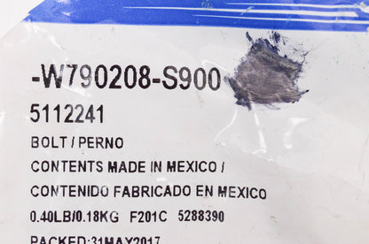 New OEM Ford W790208S900, 5112241 Bolt Qty 2 NOS