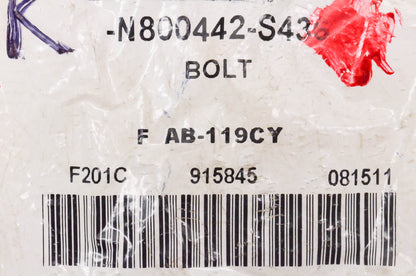 New OEM Ford N800442S436 Mount Bolt NOS