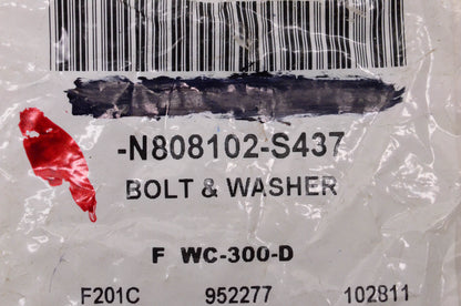 New OEM Ford N808102S437 Idler Pulley Bolt NOS