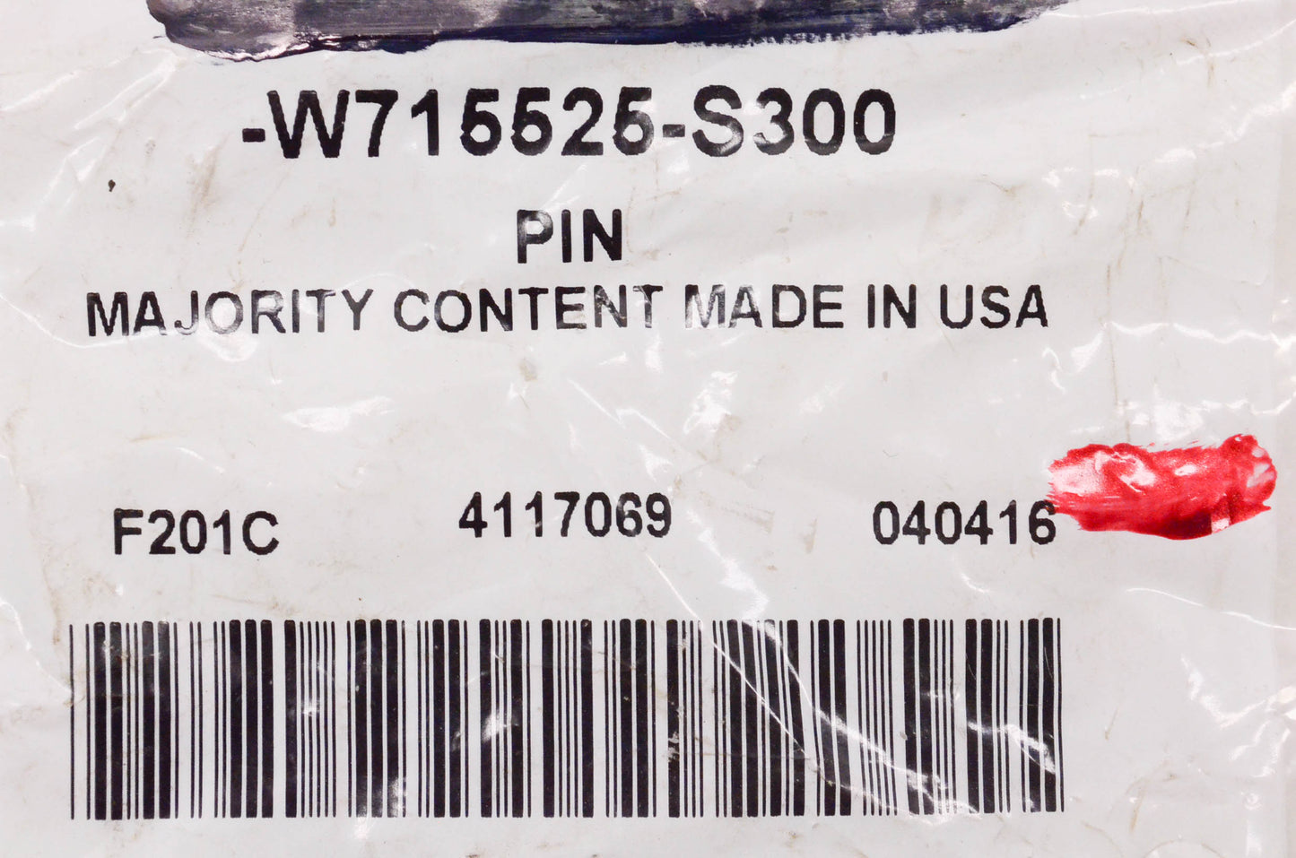 New OEM Ford W715525S300 Special Pin NOS