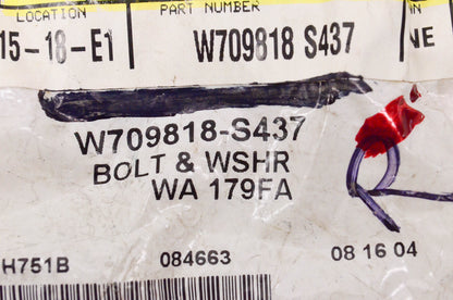 New OEM Ford W709818S437 Handle Base Bolt NOS