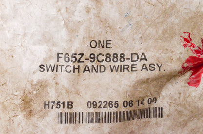 New OEM Ford F65Z9C888DA Cruise Control Switch Wiring Assembly NOS