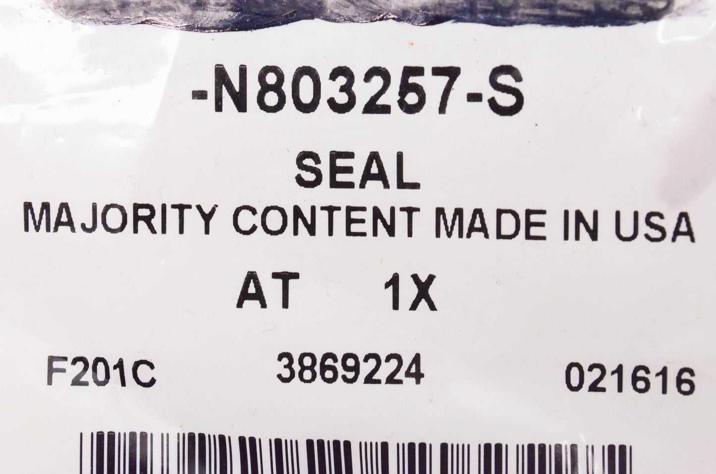 New OEM Ford N803257S O-Ring NOS