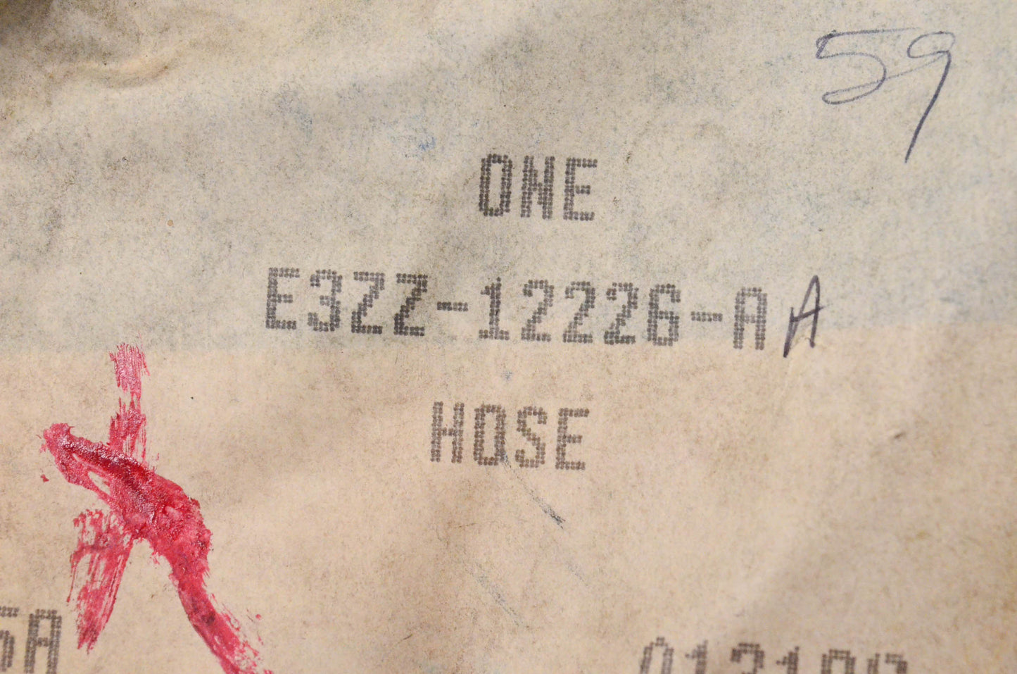 New OEM Ford E3ZZ12226A Distributor Vacuum Line Hose NOS