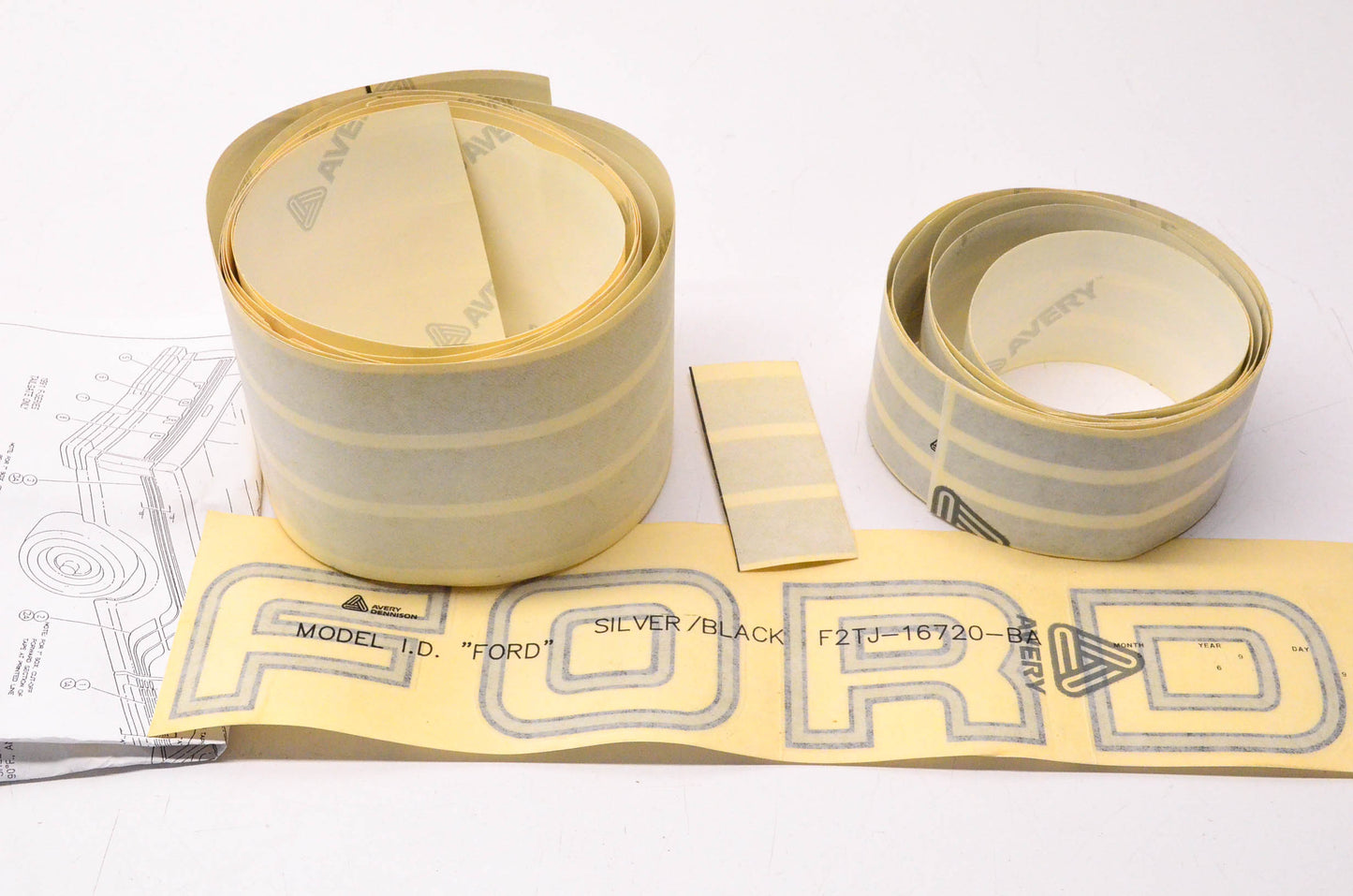 New OEM Ford F2TZ9920000B Incomplete Stripe Kit NOS