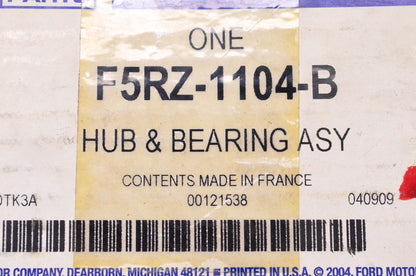 New OEM Ford F5RZ1104B Hub & Bearing Assembly NOS