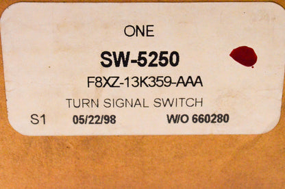 New OEM Ford SW-5250, F8XZ13K359AAA Turn Signal Switch NOS