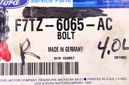 New OEM Ford F7TZ6065AC Engine Cylinder Head Bolt NOS