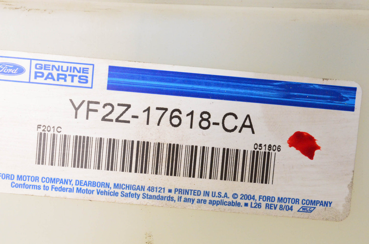 New OEM Ford YF2Z17618CA Windstar Windshield Washer Reservoir NOS