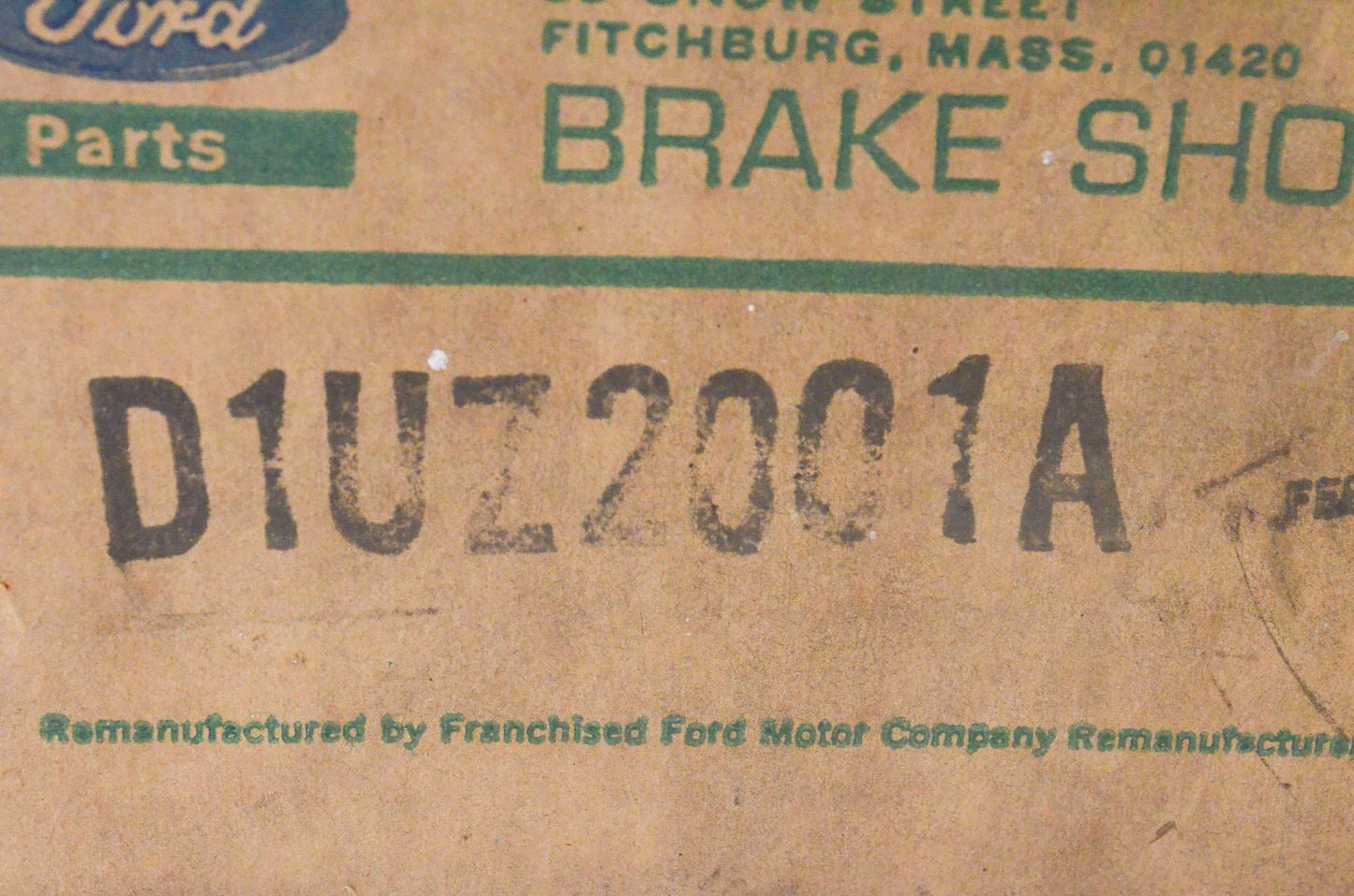 OEM Ford D1UZ2001A Remanufactured Brake Shoes