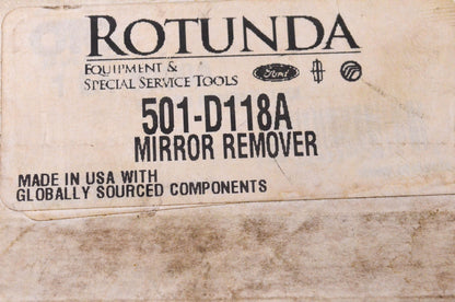 Rotunda 501-D118A Mirror Remover Kit NOS