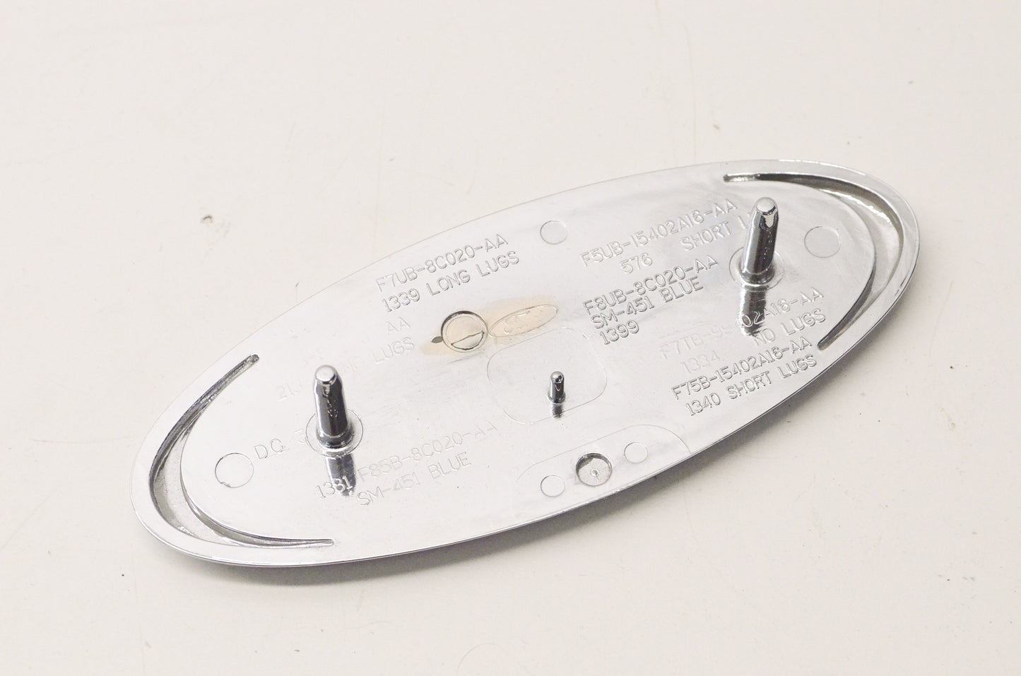 New OEM Ford F2UZ8213B Ford Logo Plate NOS