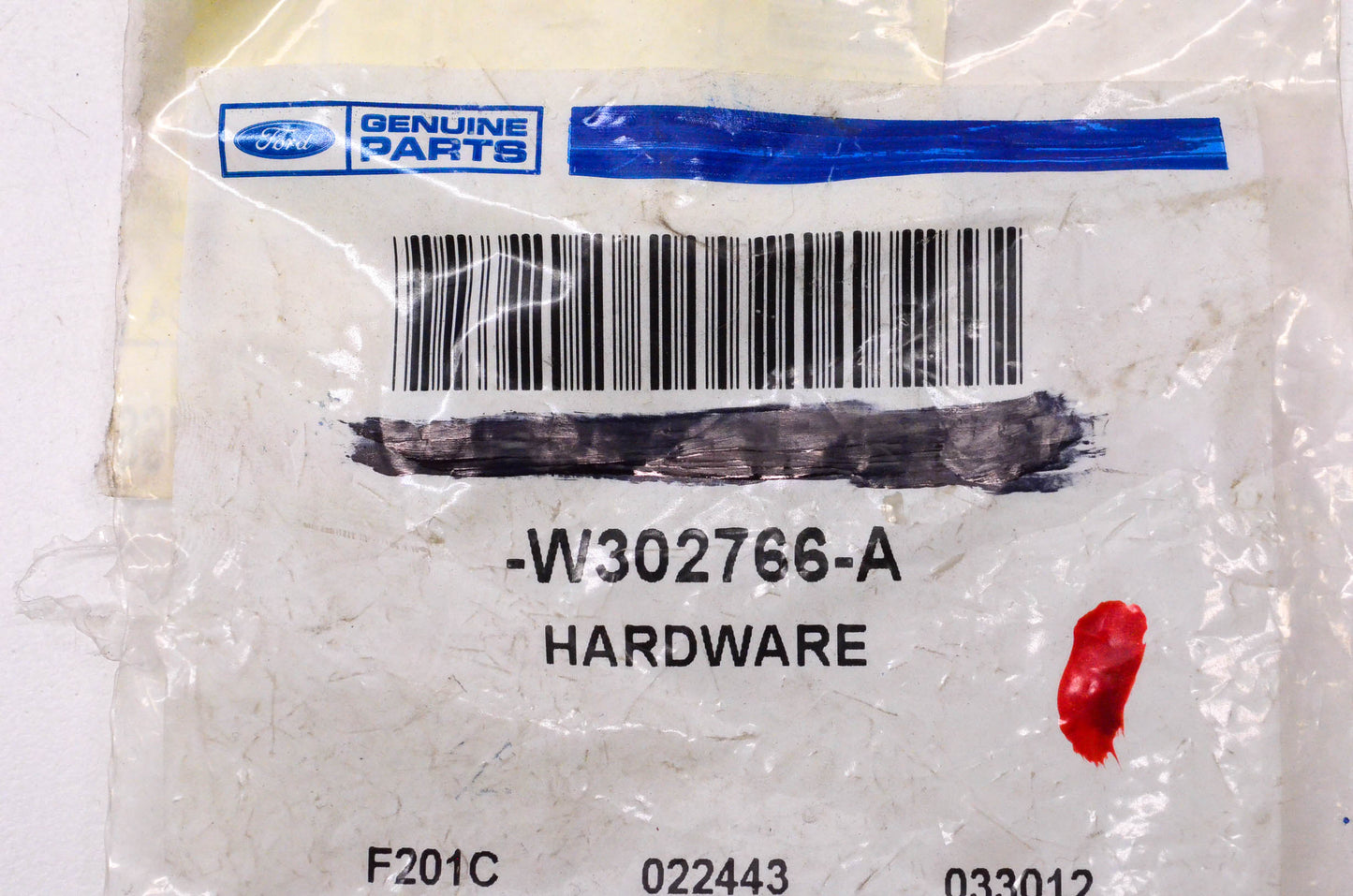 New OEM Ford W302766-A Bolt NOS