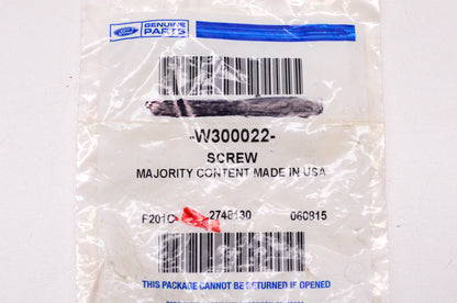 New OEM Ford W300022 Screw NOS
