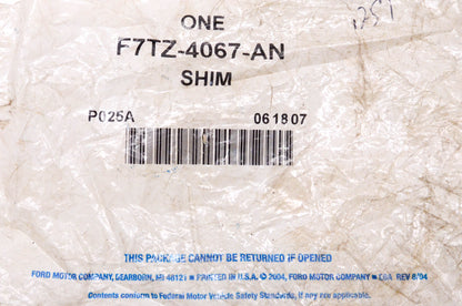 New OEM Ford F7TZ-4067-AN Shim NOS