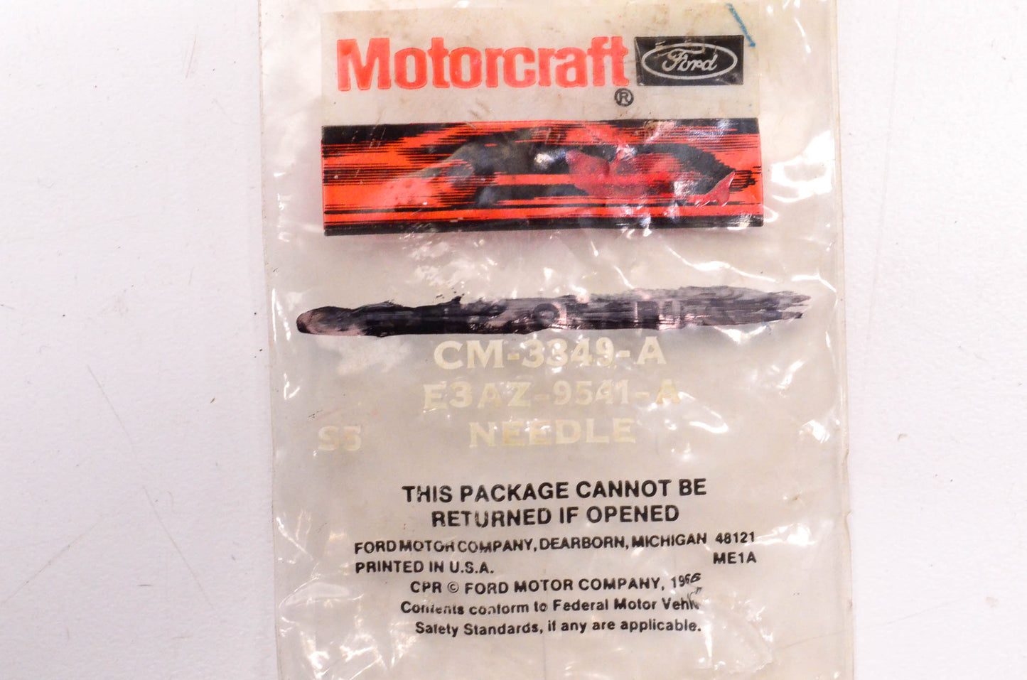 New OEM Ford CM-3349-A, E3AZ-9541-A Idle Mixture Screw NOS