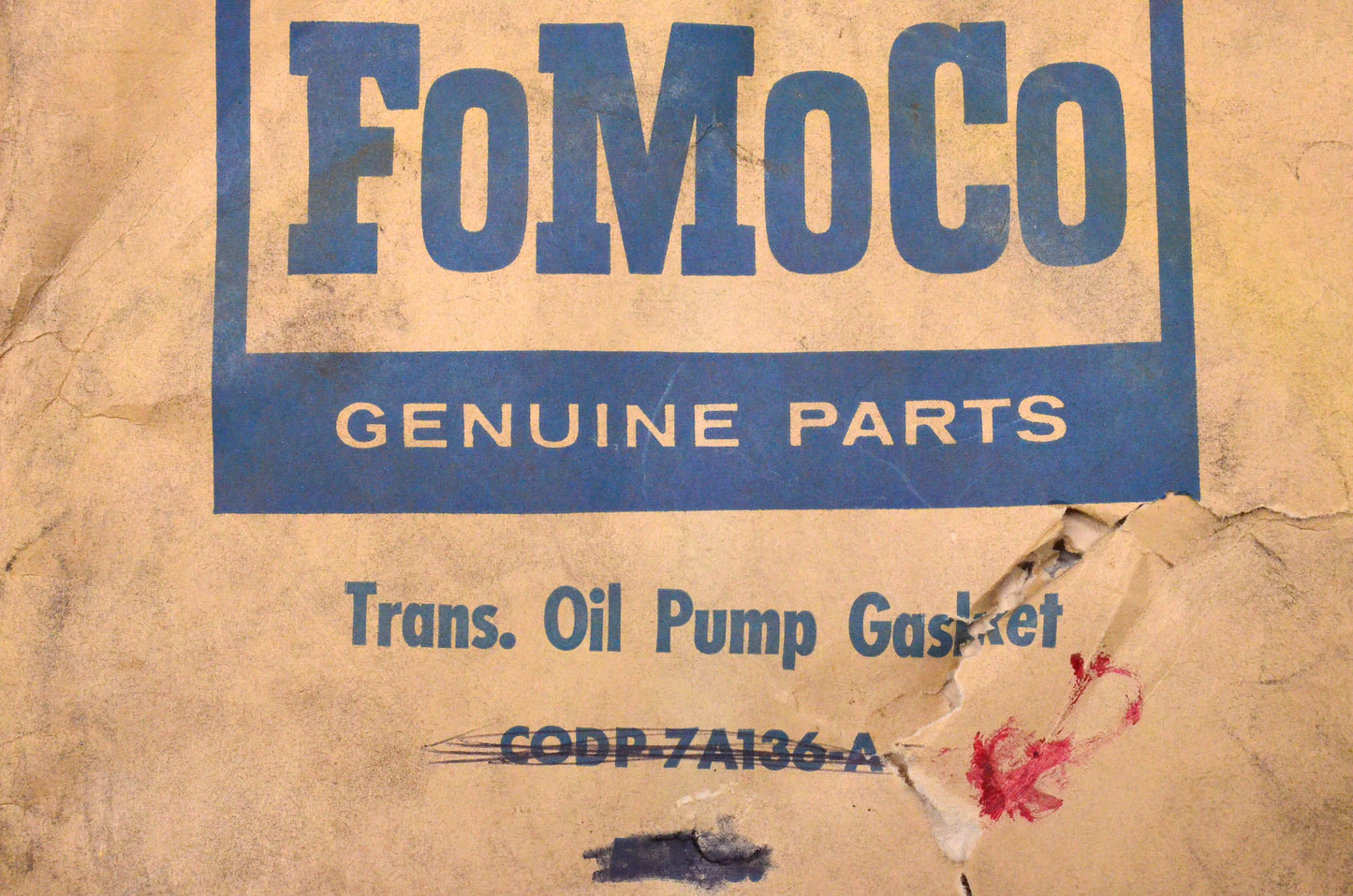 New OEM Ford C0DP-7A136-A Transmission Oil Pump Gasket NOS