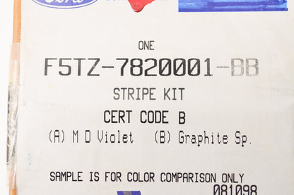 New OEM Ford F5TZ7820001BB Explorer Stripe Kit NOS