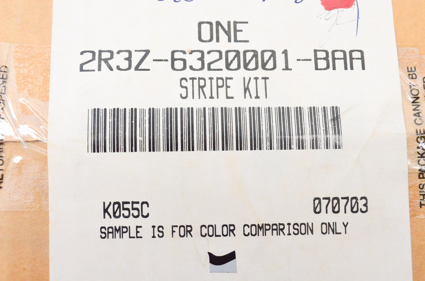 New OEM Ford 2R3Z6320001BAA Trim Stripe Tape Kit NOS