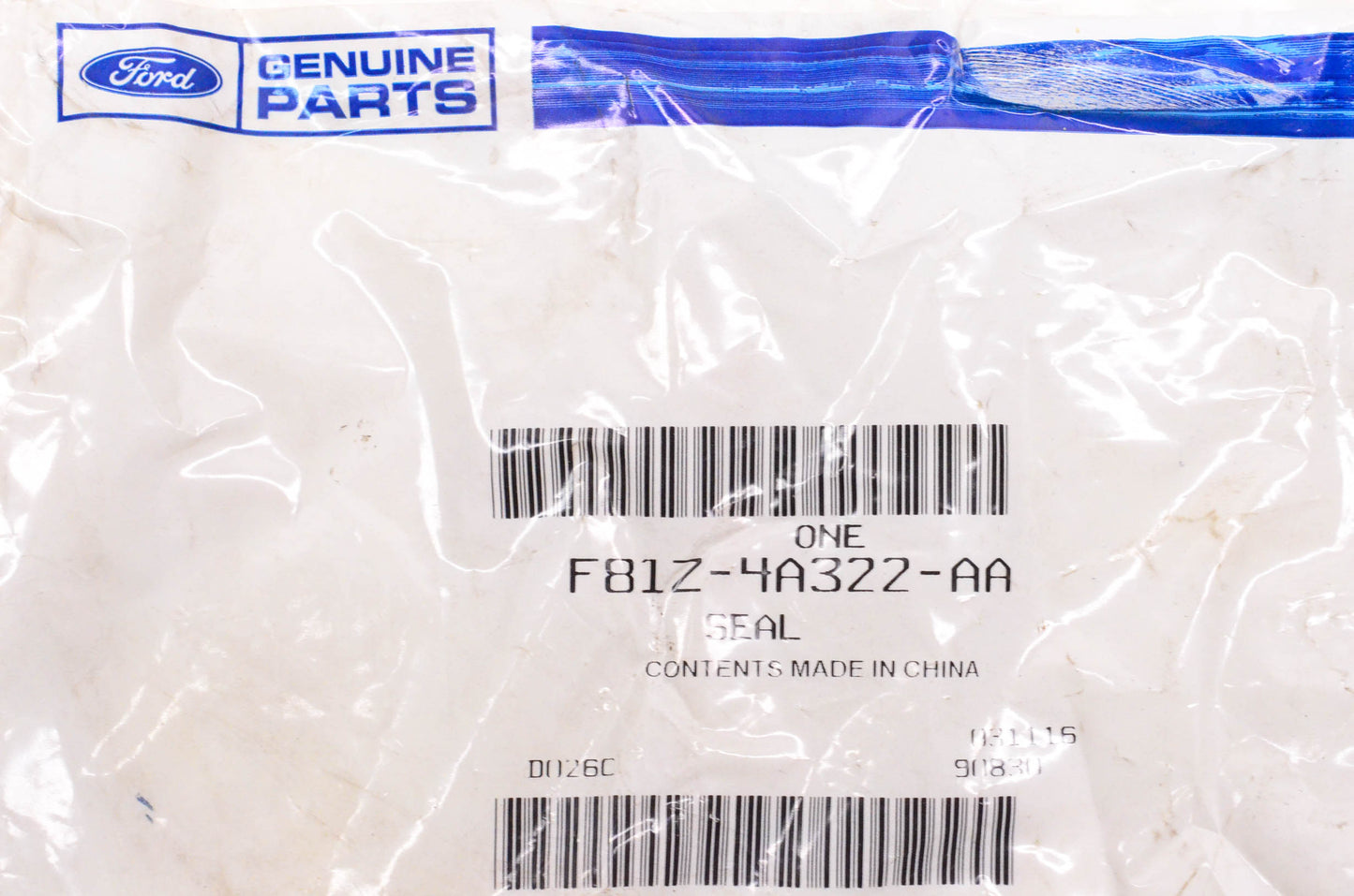 New OEM Ford F81Z-4A322-AA Vacuum Hub Seal NOS