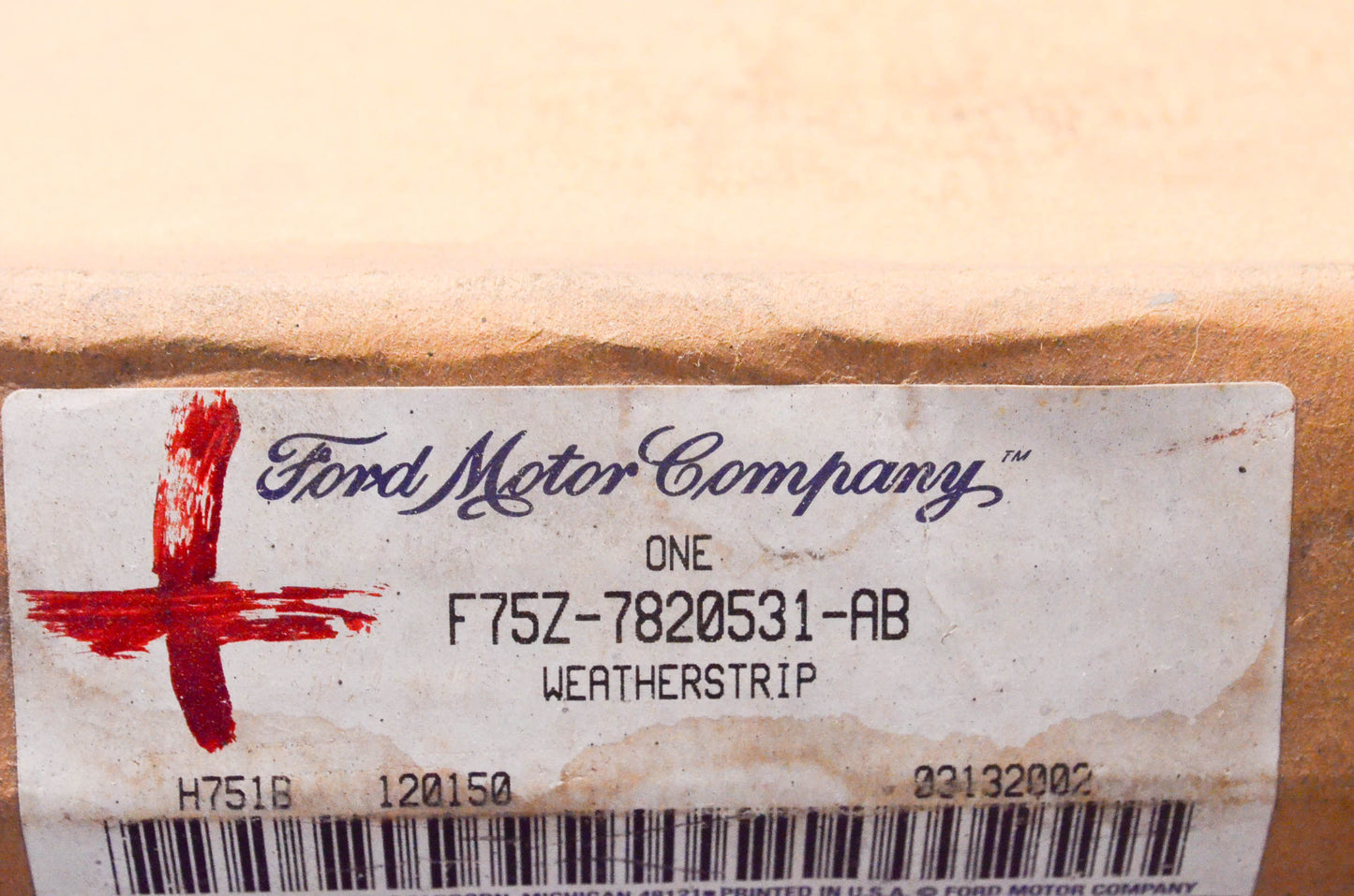 New OEM Ford F75Z-7820531-AB Weatherstrip Kit NOS