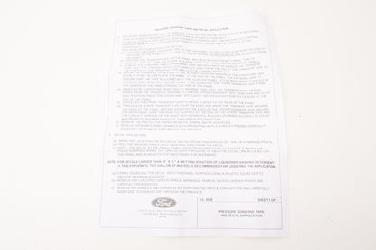 New OEM Ford YC3Z2520000BAB Ford Stripe Kit NOS