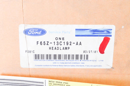 New OEM Ford F65Z-13C192-AA 1996-97 Ford F-150 Passenger Side Headlamp NOS