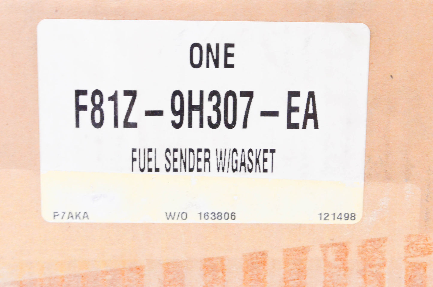 New OEM Ford F81Z-9H307-EA 1999-2004 F-350 Super Duty Fuel Sender W/ Gasket NOS