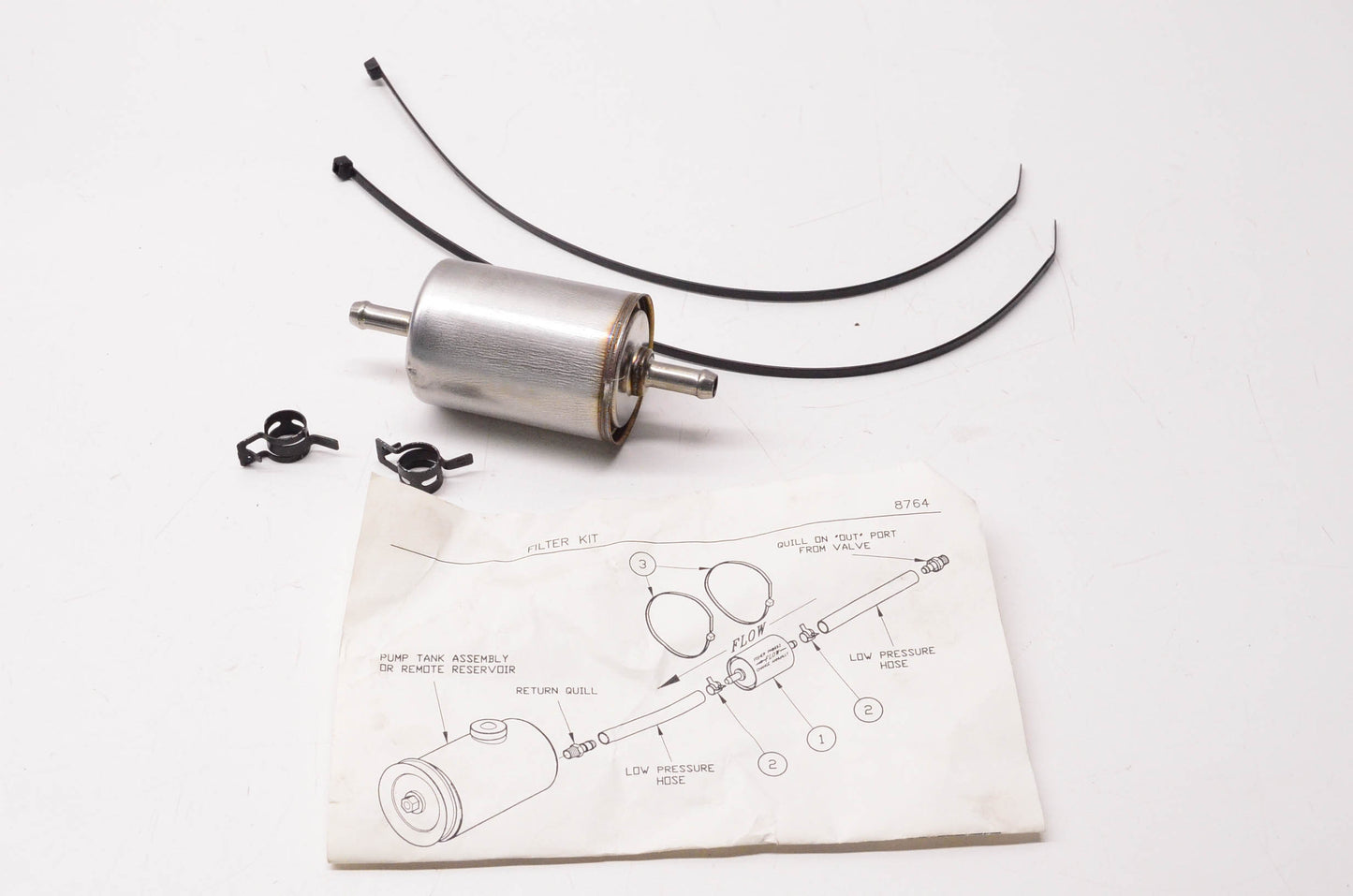 Fisher 8764 Hydraulic Inline Filter Kit NOS