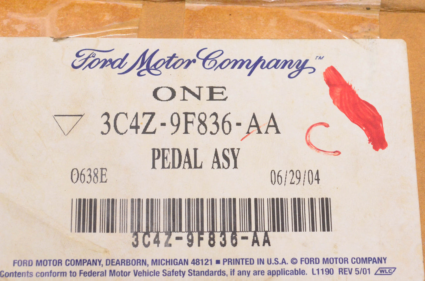 New OEM Ford 2003-2005 Ford Truck/Van Powerstroke Accelerator Pedal NOS