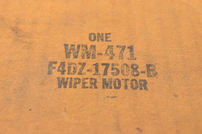 New OEM Ford WM-471, F4DZ-17508-B Ford Taurus Sable Windshield Wiper Motor NOS