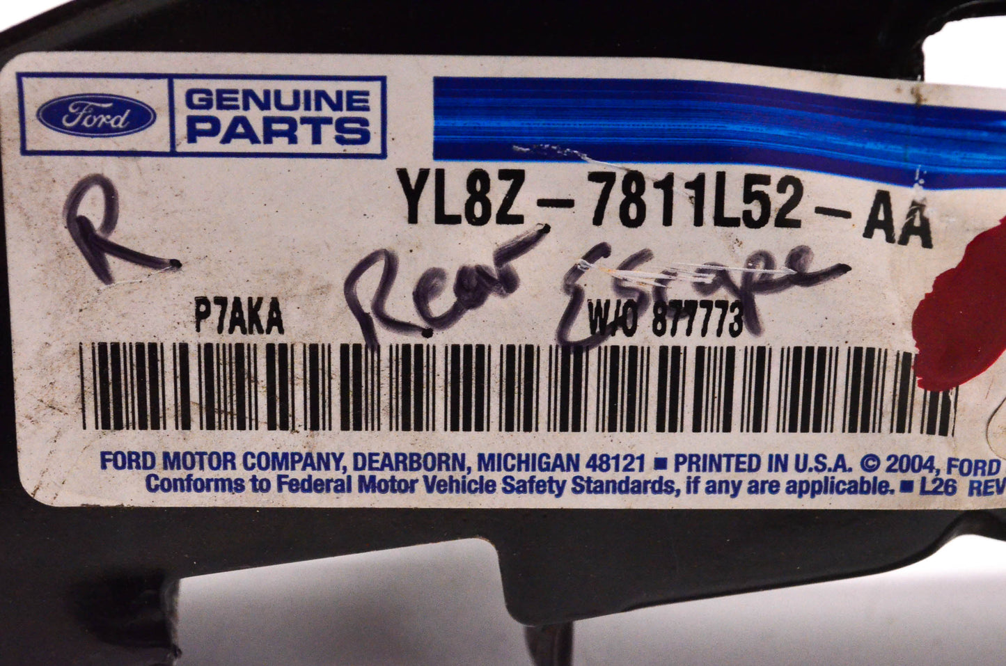 New OEM Ford YL8Z-7811L52-AA 2001-2004 Ford Escape Floor Rail Support Panel NOS
