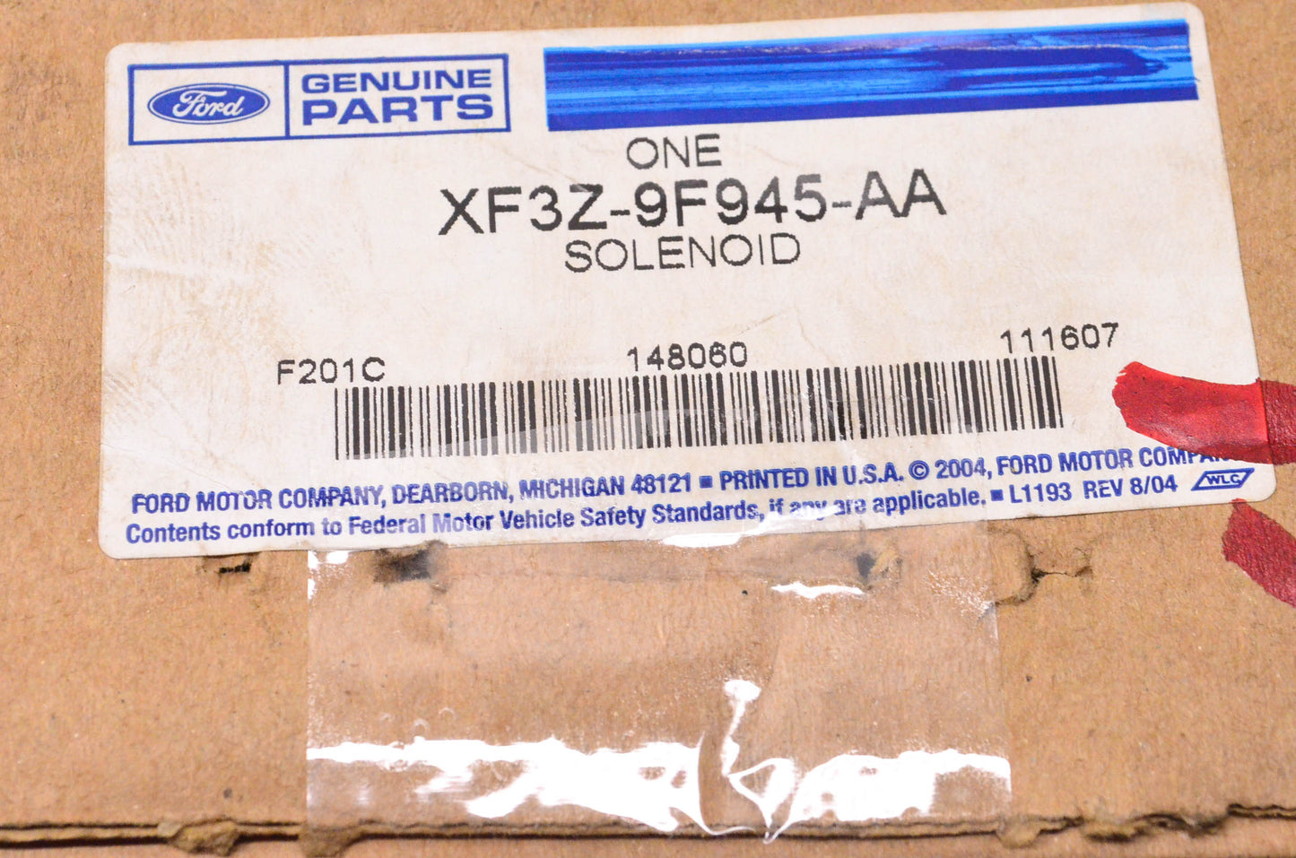 New OEM Ford 05 Ford F-250,350,450,550 Super Duty Vapor Canister Purge Solenoid