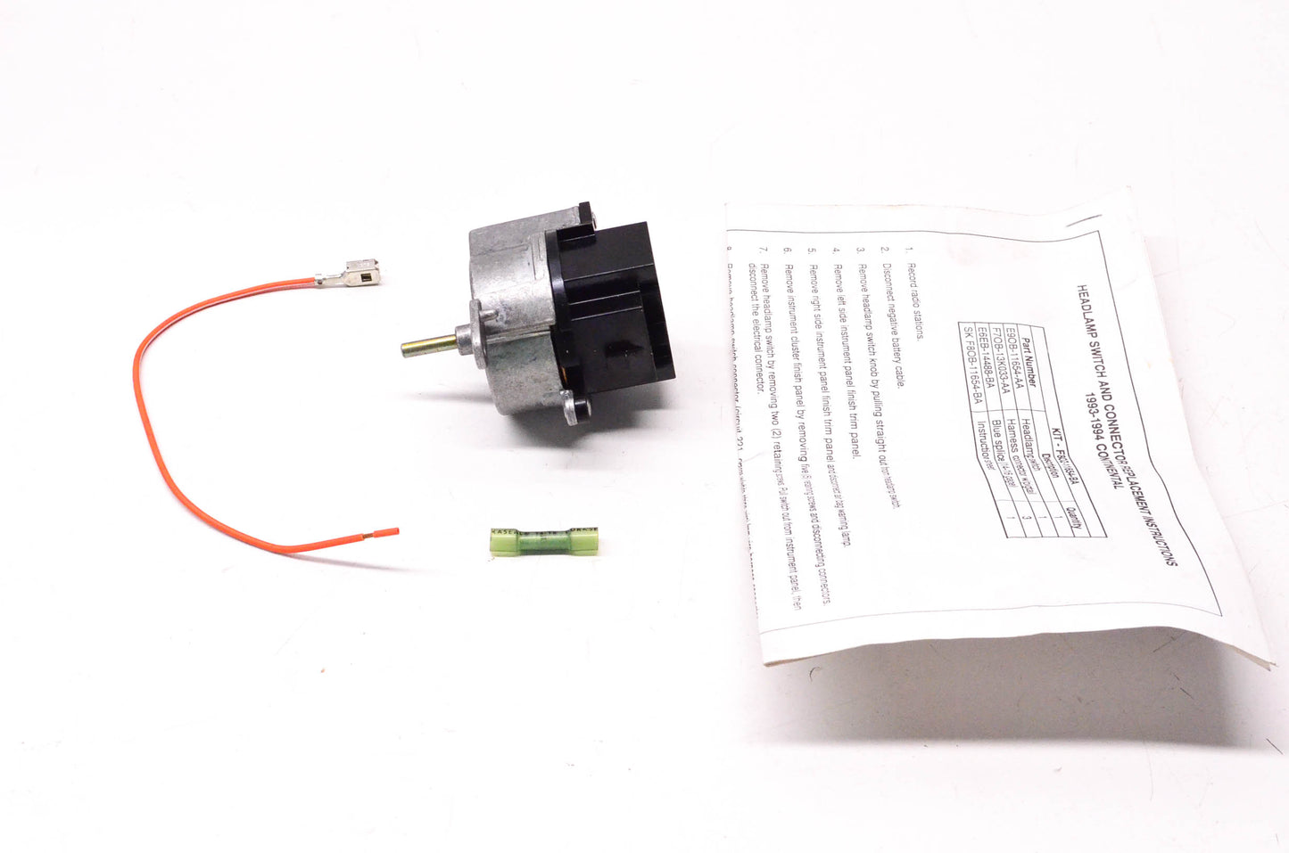 New OEM Ford 1993-1994 Lincoln Continental Headlight Switch NOS
