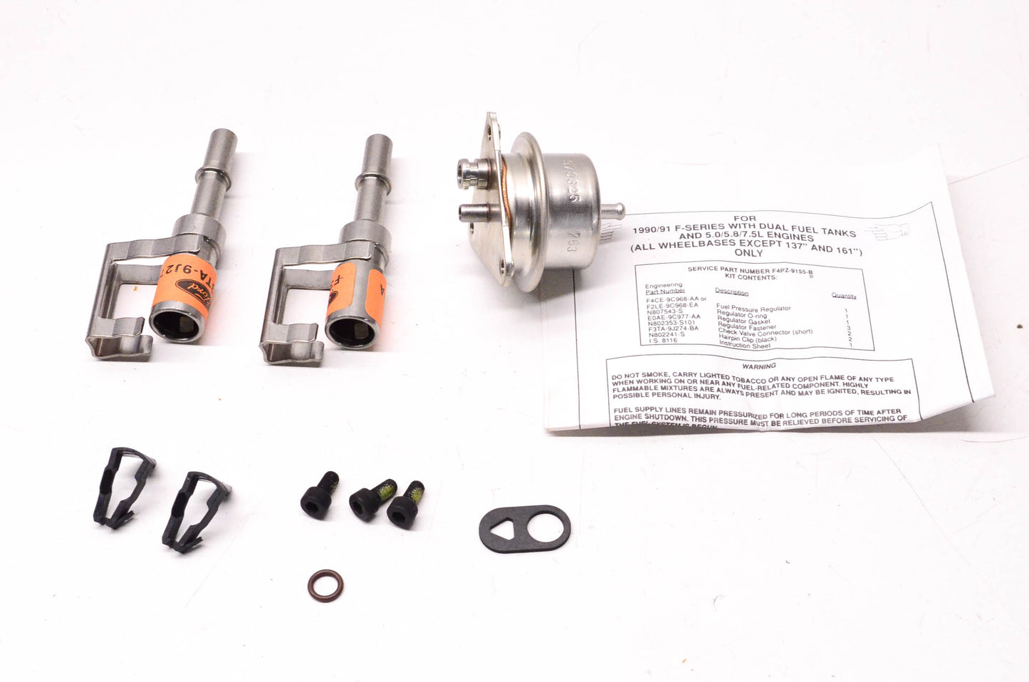 New OEM Ford 1990-1991 Ford F-Series W/ Dual Fuel Tanks Fuel Filter Kit NOS