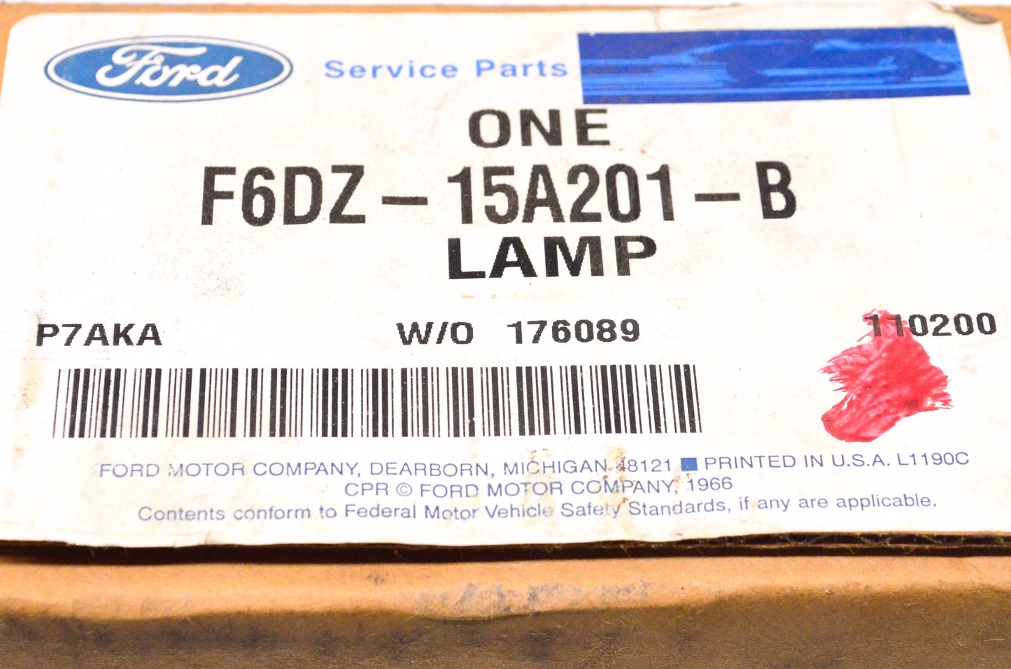 New OEM Ford 1996-1999 Ford Taurus Mercury Sable Front Left Side Marker NOS