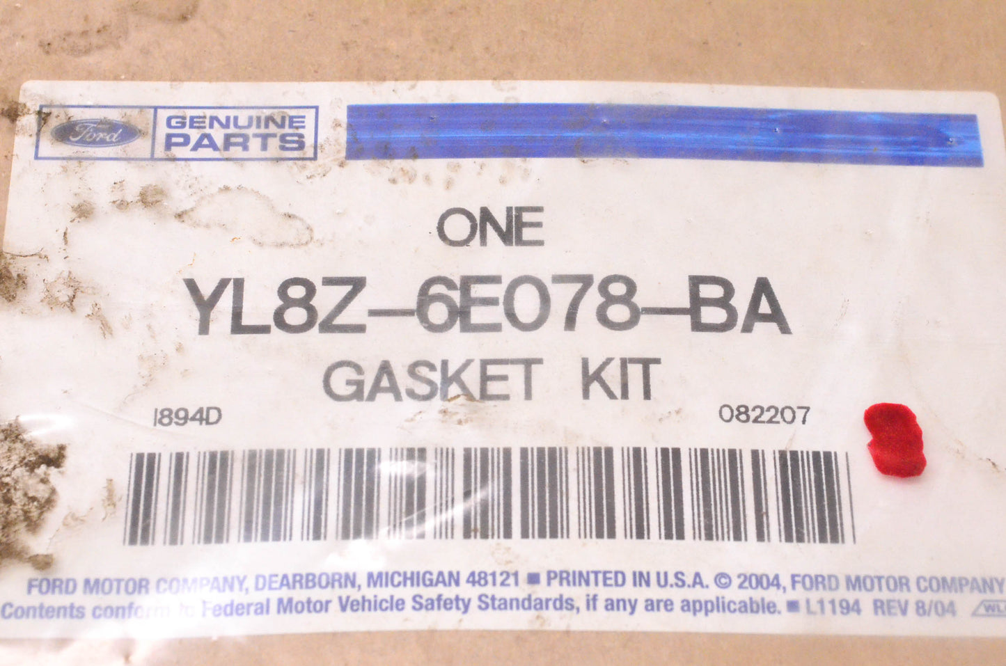 New OEM Ford YL8Z-6E078-BA 2001-2006 Ford Escape Overhaul Gasket Kit NOS