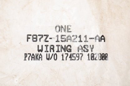 New OEM Ford F87Z15A211AA Wiring Assembly NOS