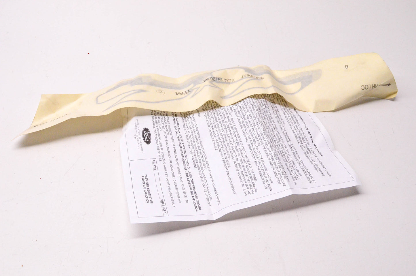 New OEM Ford YL3Z-9925622-BBC 2000-2003 Ford F-150 4x4 Decal NOS