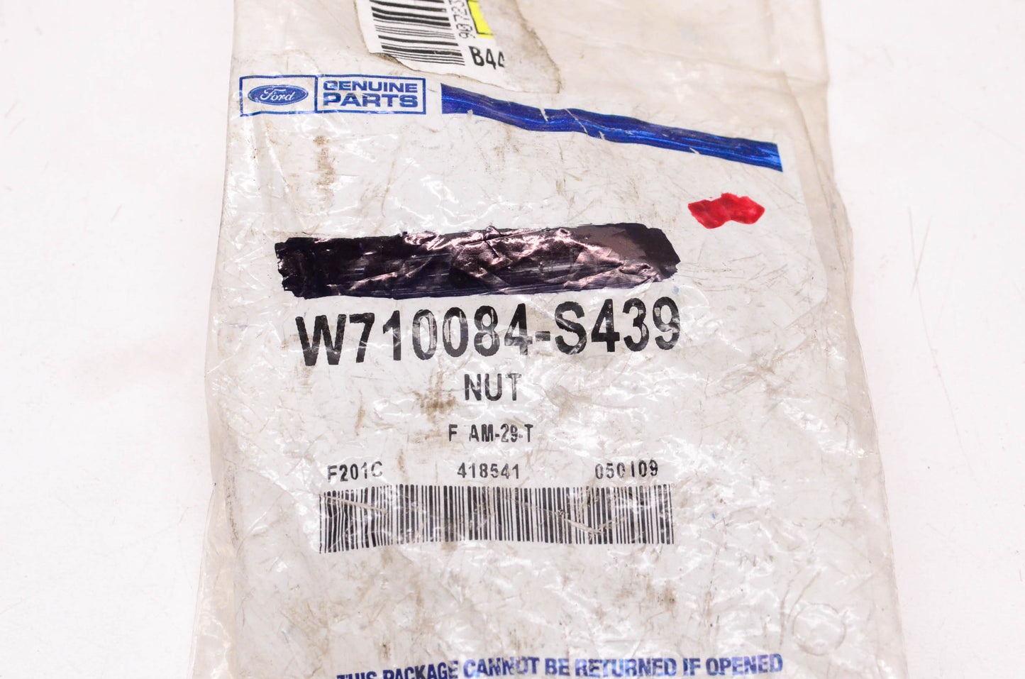 New OEM Ford W710084-S439 Axle Nut NOS