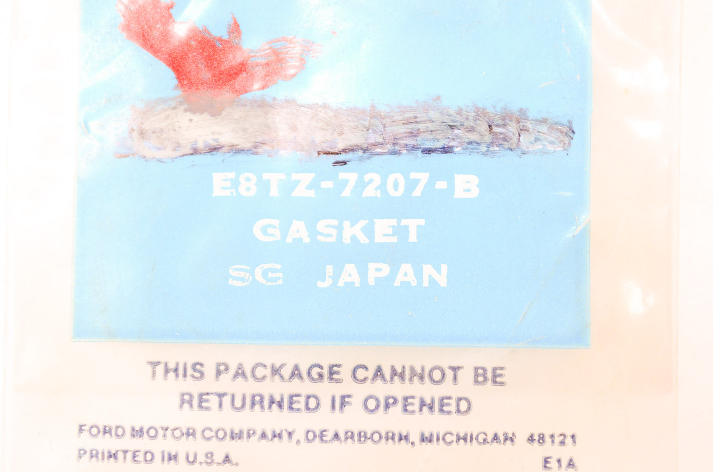 New OEM Ford E8TZ7207B Gasket NOS