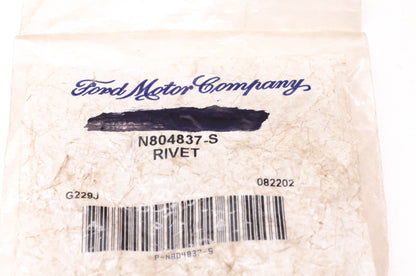 New OEM Ford N804837-S Push Type Retainer Rivet Qty 12 NOS