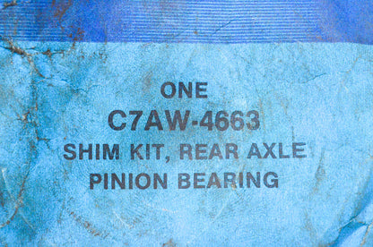 OEM Ford C7AW-4663 Incomplete Rear Axle Pinion Shim Kit